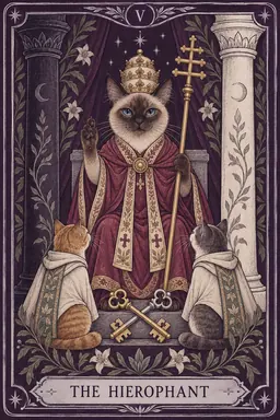 ไพ่ The Hierophant