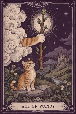 ไพ่ Ace of Wands