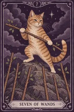 ไพ่ Seven of Wands
