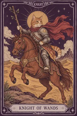 ไพ่ Knight of Wands