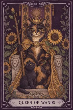 ไพ่ Queen of Wands