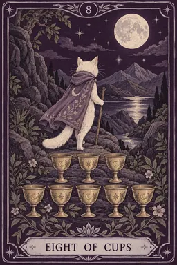 ไพ่ Eight of Cups