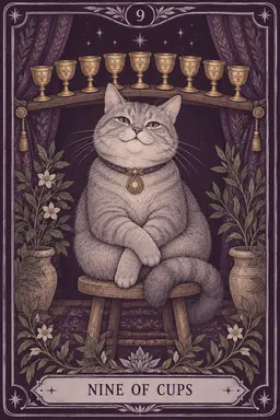 ไพ่ Nine of Cups