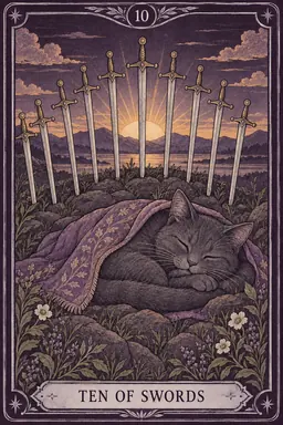 ไพ่ Ten of Swords