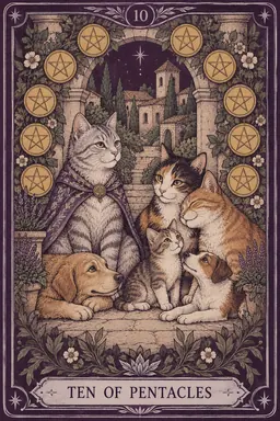 ไพ่ Ten of Pentacles