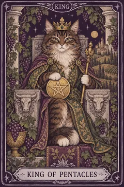 ไพ่ King of Pentacles
